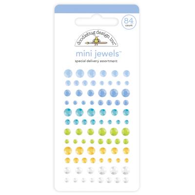 Doodlebug Baby Boy Designpapier - Sticker - Mini Jewels